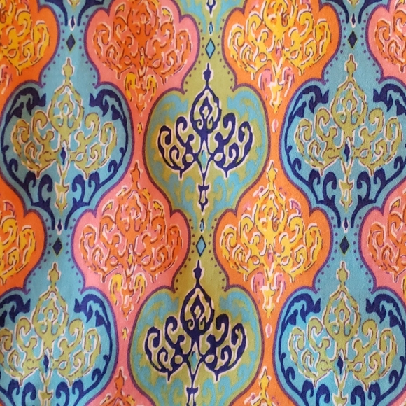 Peter Millar Pink & Blue Print Golf Skort Sz 4 - Picture 9 of 9